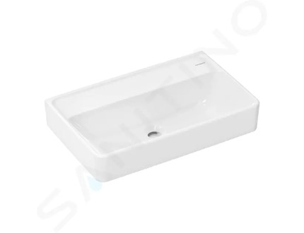 Hansgrohe Xanuia Q - Umyvadlo 60x37 cm, bez přepadu, bez otvoru pro baterii, SmartClean, bílá 61127450