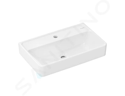 Hansgrohe Xanuia Q - Umyvadlo 60x37 cm, bez přepadu, otvor pro baterii, bílá 60215450