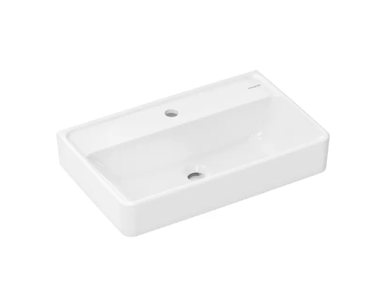 Hansgrohe Xanuia Q - Umyvadlo 60x37 cm, bez přepadu, otvor pro baterii, bílá 60215450