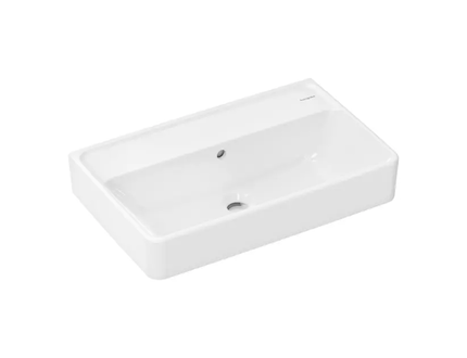 Hansgrohe Xanuia Q - Umyvadlo 60x37 cm, s přepadem, bez otvoru pro baterii, SmartClean, bílá 61125450