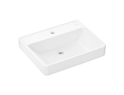 Hansgrohe Xanuia Q - Umyvadlo 60x48 cm, bez přepadu, s otvorem pro baterii, SmartClean, bílá 61150450