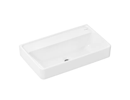 Hansgrohe Xanuia Q - Umyvadlo 65x39 cm, bez přepadu, bez otvoru pro baterii, bílá 60220450