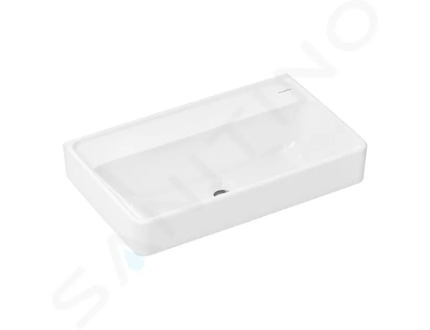 Hansgrohe Xanuia Q - Umyvadlo 65x39 cm, bez přepadu, bez otvoru pro baterii, SmartClean, bílá 61131450