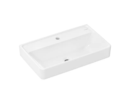 Hansgrohe Xanuia Q - Umyvadlo 65x39 cm, bez přepadu, otvor pro baterii, bílá 60219450