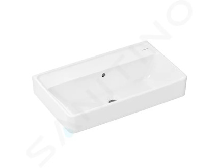 Hansgrohe Xanuia Q - Umyvadlo 65x39 cm, s přepadem, bez otvoru pro baterii, bílá 60218450