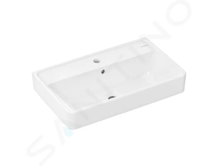 Hansgrohe Xanuia Q - Umyvadlo 65x39 cm, s přepadem, otvor pro baterii, bílá 60617450