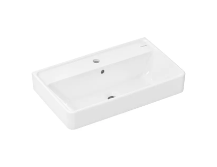 Hansgrohe Xanuia Q - Umyvadlo 65x39 cm, s přepadem, otvor pro baterii, bílá 60617450
