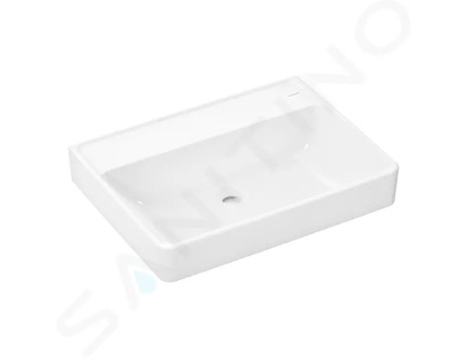 Hansgrohe Xanuia Q - Umyvadlo 65x48 cm, bez přepadu, bez otvoru pro baterii, SmartClean, bílá 61154450