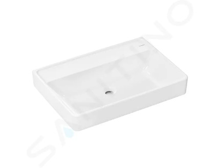 Hansgrohe Xanuia Q - Umyvadlo 70x48 cm, bez přepadu, bez otvoru pro baterii, SmartClean, bílá 61135450