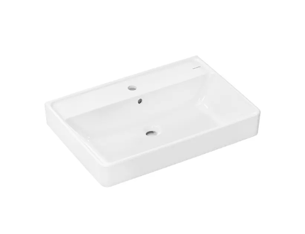 Hansgrohe Xanuia Q - Umyvadlo 70x48 cm, s přepadem, otvor pro baterii, bílá 60221450