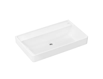 Hansgrohe Xanuia Q - Umyvadlo 80x48 cm, bez přepadu, bez otvoru pro baterii, bílá 60228450