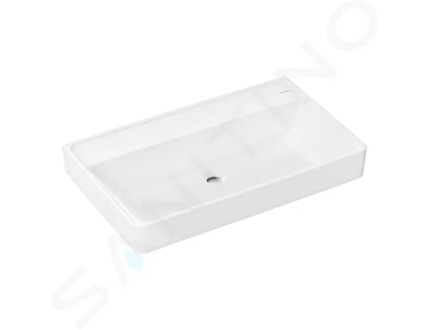 Hansgrohe Xanuia Q - Umyvadlo 80x48 cm, bez přepadu, bez otvoru pro baterii, SmartClean, bílá 61139450