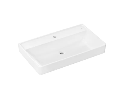 Hansgrohe Xanuia Q - Umyvadlo 80x48 cm, bez přepadu, otvor pro baterii, bílá 60227450