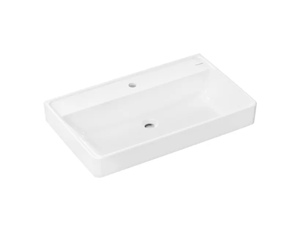 Hansgrohe Xanuia Q - Umyvadlo 80x48 cm, bez přepadu, otvor pro baterii, SmartClean, bílá 61138450