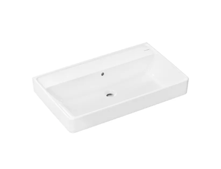 Hansgrohe Xanuia Q - Umyvadlo 80x48 cm, s přepadem, bez otvoru pro baterii, bílá 60226450