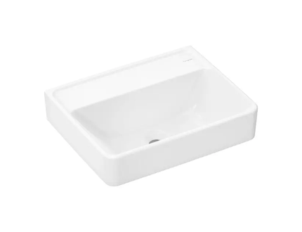 Hansgrohe Xanuia Q - Umývátko 50x39 cm, bez přepadu, bez otvoru pro baterii, SmartClean, bílá 61145450