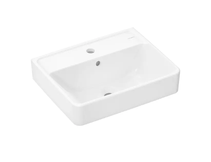 Hansgrohe Xanuia Q - Umývátko 50x39 cm, s přepadem, otvor pro baterii, bílá 60131450
