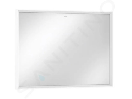 Hansgrohe Xarita E - Zrcadlo s LED osvětlením a vyhříváním, 100x70 cm, IR senzor, matná bílá 54995700