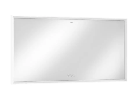 Hansgrohe Xarita E - Zrcadlo s LED osvětlením a vyhříváním, 140x70 cm, dotykový senzor, matná bílá 54984700