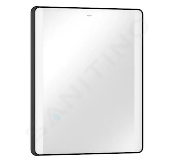 Hansgrohe Xarita Lite Q - Zrcadlo s LED osvětlením, 70x60 cm, matná černá 54962670