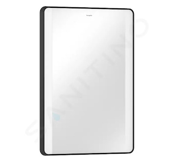 Hansgrohe Xarita Lite Q - Zrcadlo s LED osvětlením a vyhříváním, 70x50 cm, IR senzor, matná černá 54974670