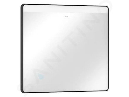 Hansgrohe Xarita Lite Q - Zrcadlo s LED osvětlením a vyhříváním, 70x80 cm, IR senzor, matná černá 54971670