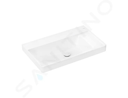 Hansgrohe Xelu Q - Umyvadlo 80x48 cm, bez přepadu, bez otvoru pro baterii, SmartClean, bílá 61026450