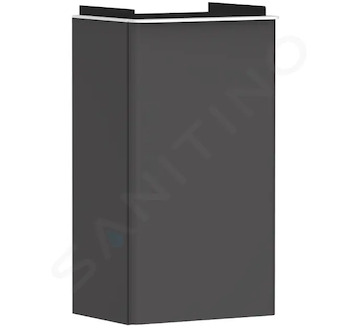 Hansgrohe Xelu Q - Umyvadlová skříňka, 63x34x27 cm, 1 dvířka, panty vpravo, matná šedá/matná bílá 54016700