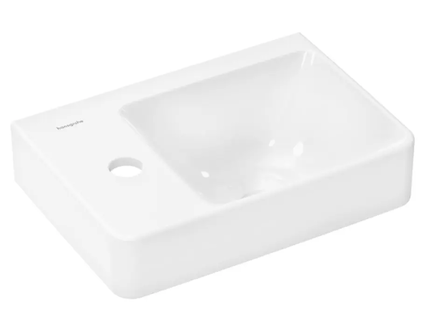 Hansgrohe Xelu Q - Umývátko, 36x25 cm, bez přepadu, otvor pro baterii, bílá 60315450