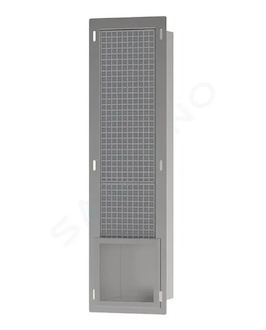 Hansgrohe XtraStoris Original - Podomítkový zásobník toaletního papíru, kartáčovaná ocel 56058800