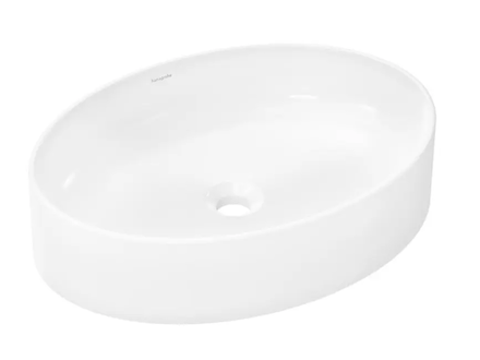Hansgrohe Xuniva D - Umyvadlo na desku, 55x40 cm, bez přepadu, bílá 60165450