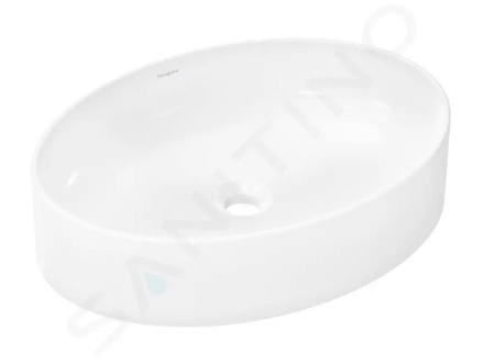 Hansgrohe Xuniva D - Umyvadlo na desku, 55x40 cm, bez přepadu, SmartClean, bílá 61072450