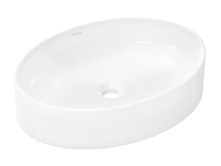 Hansgrohe Xuniva D - Umyvadlo na desku, 55x40 cm, bez přepadu, SmartClean, bílá 61072450