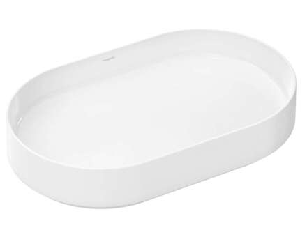 Hansgrohe Xuniva Evo U - Umyvadlo na desku, 65x40 cm, bez přepadu, bez otvoru pro baterii, bílá 60325450