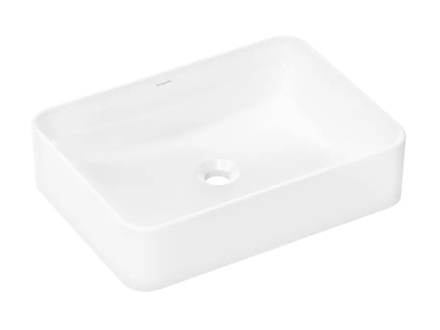 Hansgrohe Xuniva Q - Umyvadlo na desku, 55x40 cm, bez přepadu, bílá 60168450