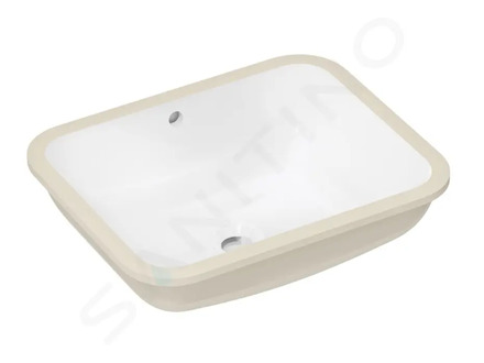 Hansgrohe Xuniva Q - Umyvadlo zápustné, 45x35 cm, s přepadem, bílá 60154450