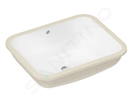 Hansgrohe Xuniva Q - Umyvadlo zápustné, 45x35 cm, s přepadem, SmartClean, bílá 61052450