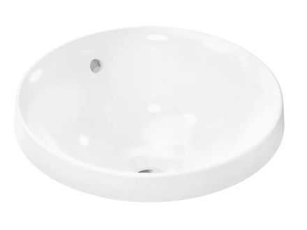 Hansgrohe Xuniva S - Umývátko, průměr 40 cm, s přepadem, bez otvoru pro baterii, SmartClean, bílá 61054450