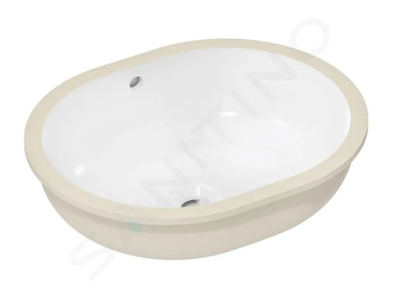 Hansgrohe Xuniva U - Umyvadlo zápustné, 45x35 cm, s přepadem, SmartClean, bílá 61050450