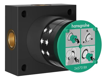 Hansgrohe  - Základní těleso pro horní sprchu, pro 2 spotřebiče 24573180