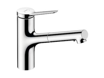 Hansgrohe Zesis M33 - Dřezová baterie 150, s výsuvnou sprškou, chrom 74800000