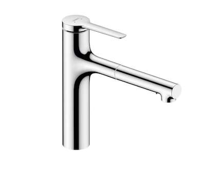 Hansgrohe Zesis M33 - Dřezová baterie 160, s výsuvnou sprškou, chrom 74801000