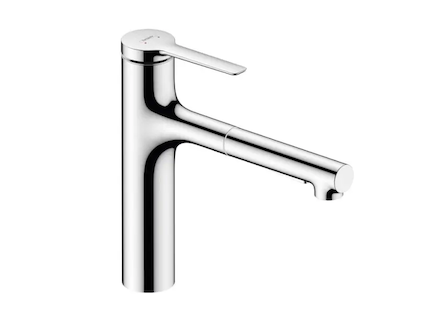 Hansgrohe Zesis M33 - Dřezová baterie 160, s výsuvnou sprškou, chrom 74801000