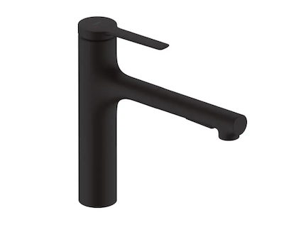 Hansgrohe Zesis M33 - Dřezová baterie 160, s výsuvnou sprškou, matná černá 74801670