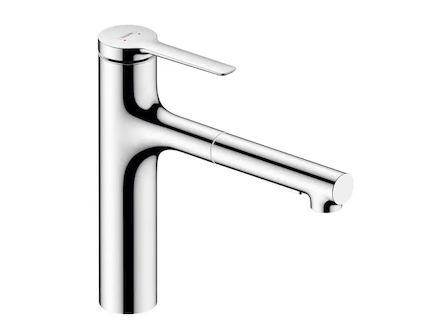 Hansgrohe Zesis M33 - Dřezová baterie s výsuvnou sprškou, chrom 74822000