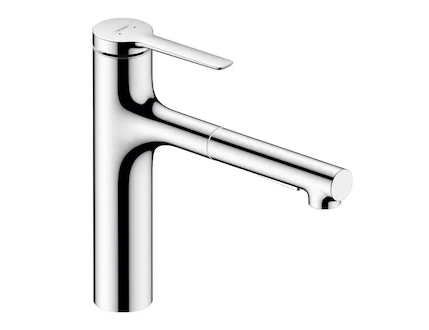 Hansgrohe Zesis M33 - Dřezová baterie s výsuvnou sprškou, sBox, chrom 74823000