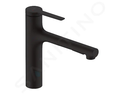 Hansgrohe Zesis M33 - Dřezová baterie s výsuvnou sprškou, sBox, matná černá 74823670