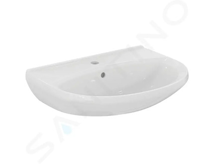 Ideal Standard Alpha - Umyvadlo, 60x46 cm, s přepadem, otvor pro baterii, bílá R027401