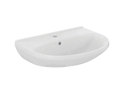 Ideal Standard Alpha - Umyvadlo, 60x46 cm, s přepadem, otvor pro baterii, bílá R027401