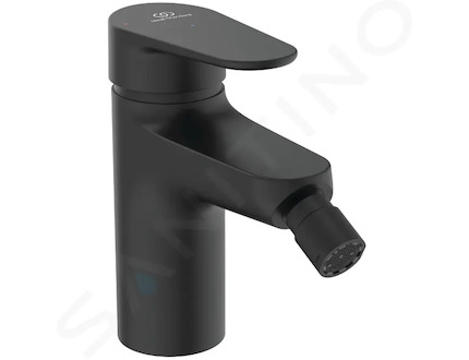 Ideal Standard ALU+ - Bidetová baterie s výpustí Click-Clack, BlueStart, hedvábná černá BE132XG